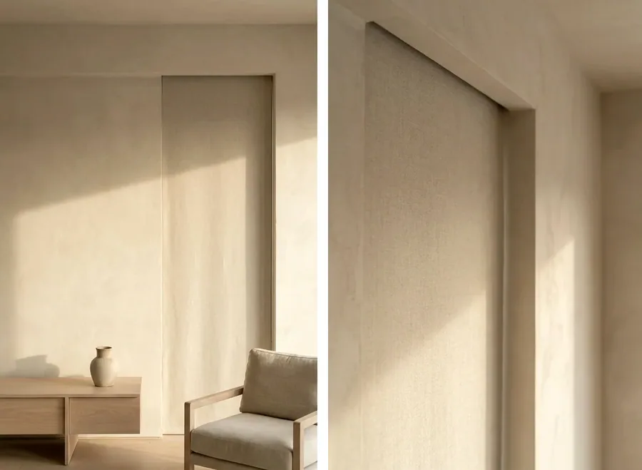 Concealed & Recessed Blinds fitted in a Plattekloof home