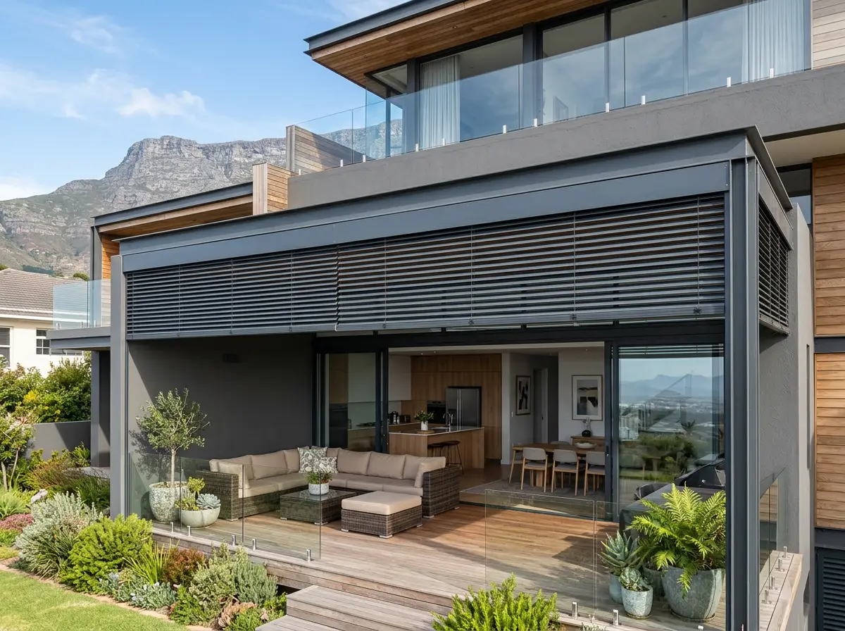 External Venetians fitted in a Plattekloof home